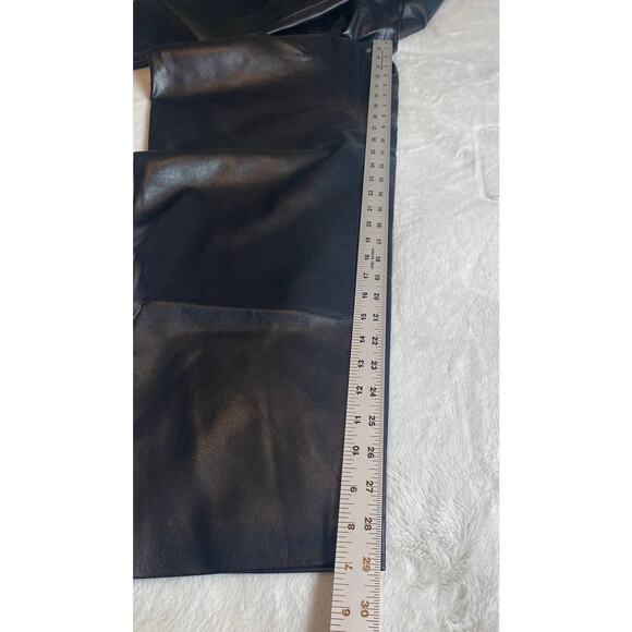 NWT AGOLDE PANTS VEGAN LEATHER BLACK BALLOON BARREL EDGY GRUNGE BOHO CHIC GOTH - Picture 15 of 15